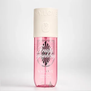 Brume parfumée Fruity Symphony V.V. Love 150 ml pour femme aux notes fruitées florales exotiques disponible chez Secret de Parfum