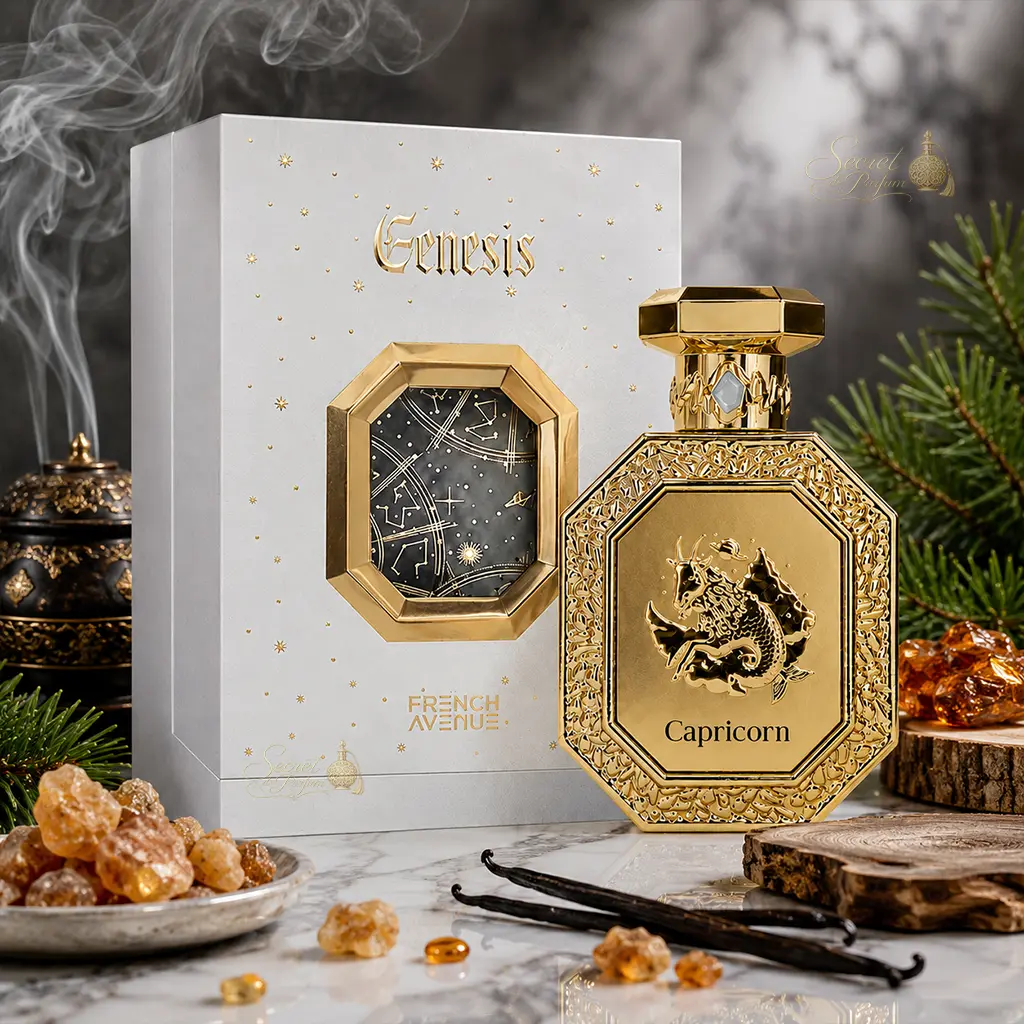 Capricorn French Avenue Genesis – Eau de Parfum Mixte Oriental Boisé 3 Capricorn French Avenue parfum oriental boisé avec encens résines vanille et bois