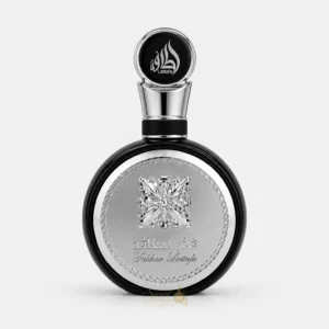 Flacon Fakhar Silver Lattafa parfum homme aromatique boisé
