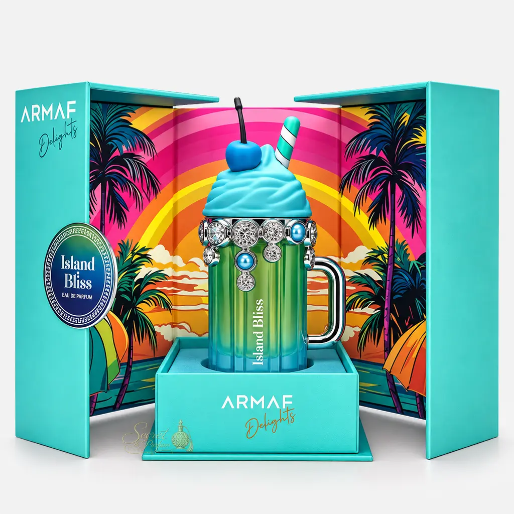 Island Bliss Armaf Delights – Eau de Parfum Femme 100 ml 4 Flacon Island Bliss Armaf Delights parfum tropical coco vanille