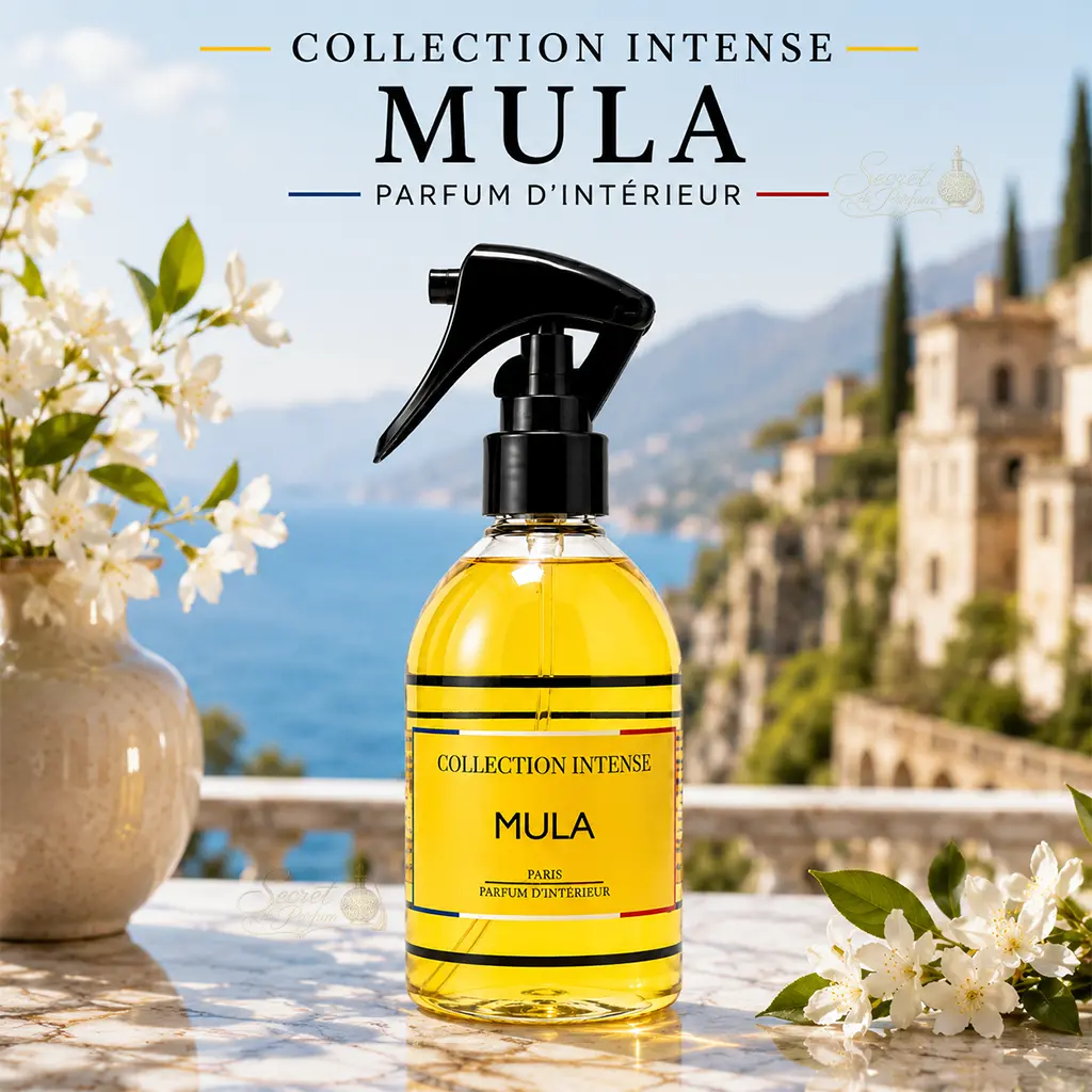 Mula Collection Intense – Parfum d’Intérieur Fruité Gourmand 2 Parfum d’intérieur Mula aux notes fruitées et gourmandes