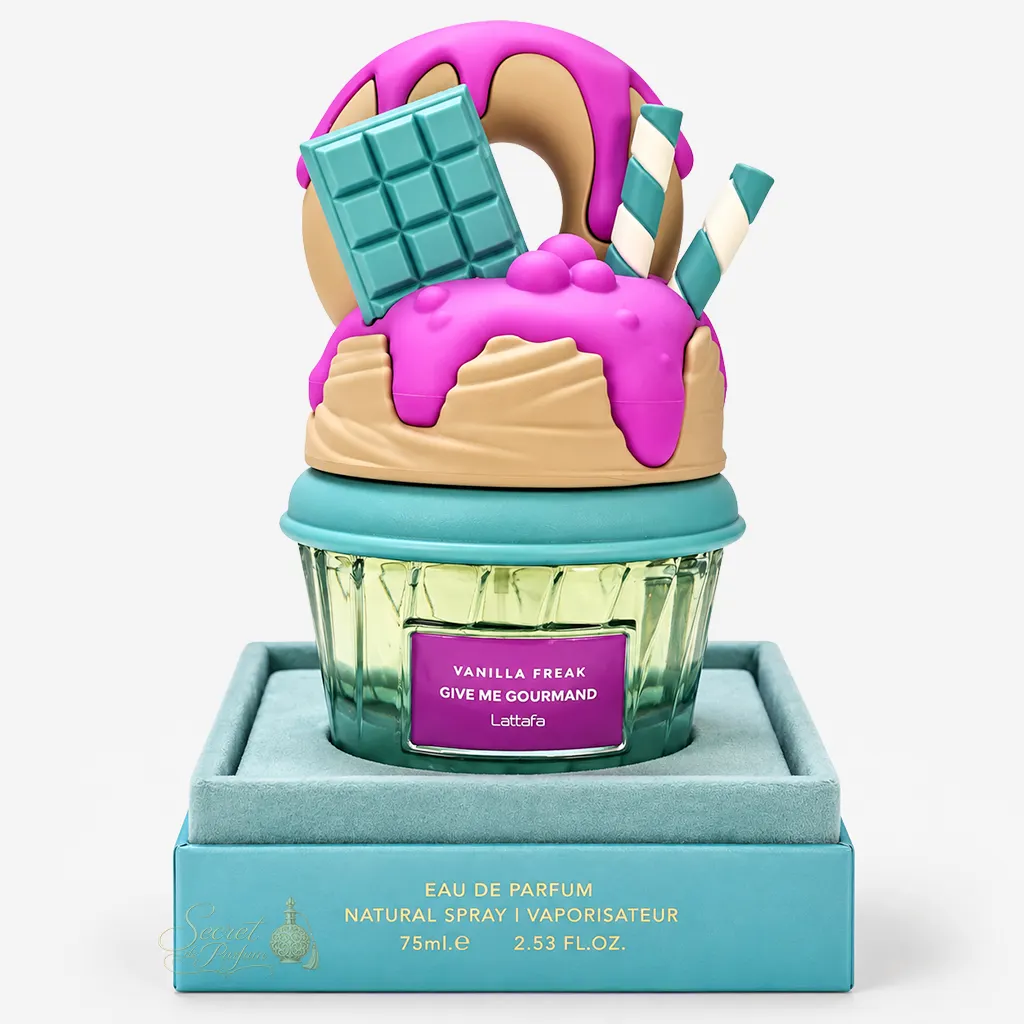 Vanilla Freak Lattafa Give Me Gourmand – Eau de Parfum Femme 75 ml 4 Flacon Vanilla Freak Lattafa parfum gourmand à la vanille