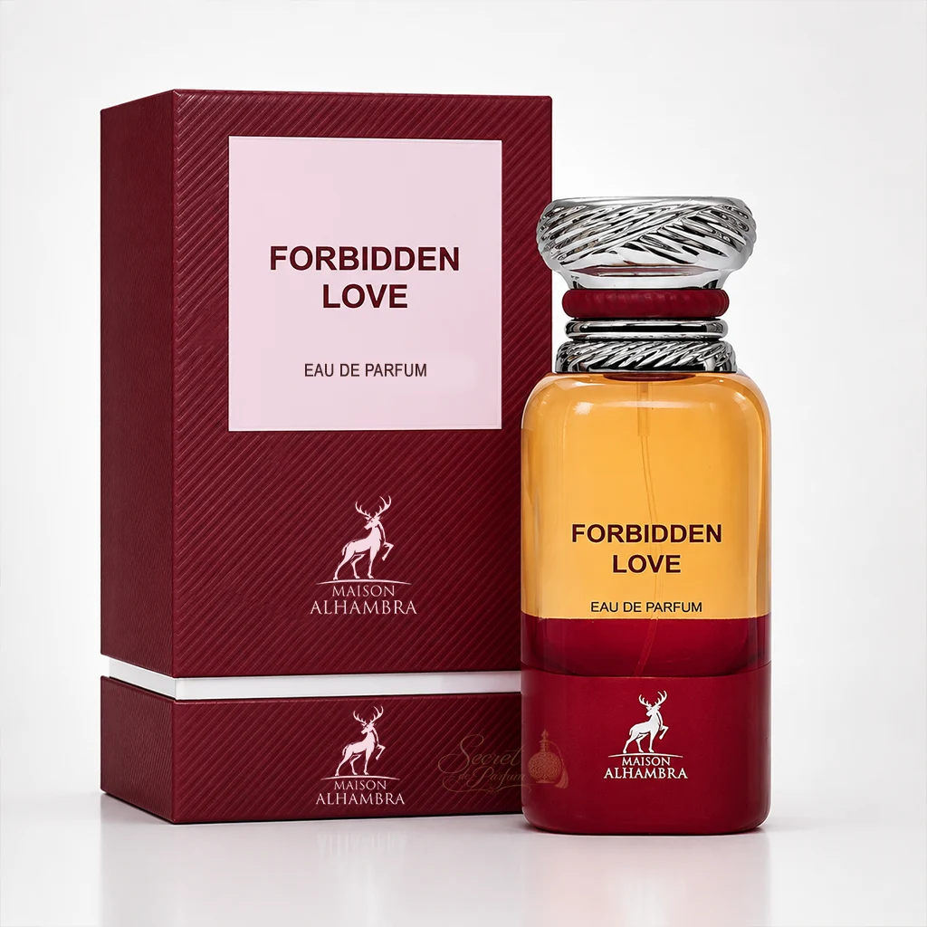 Forbidden Love Maison Alhambra – Eau de Parfum Mixte Gourmande 5 Forbidden Love Maison Alhambra Eau de Parfum avec coffret rouge
