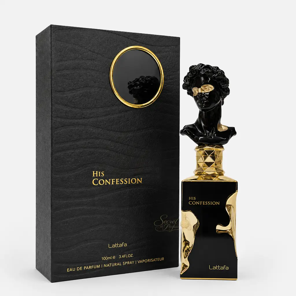 His Confession Lattafa – Eau de Parfum Homme Oriental Boisé Ambré 100 ml 6 Flacon His Confession Lattafa Eau de Parfum 100 ml pour homme