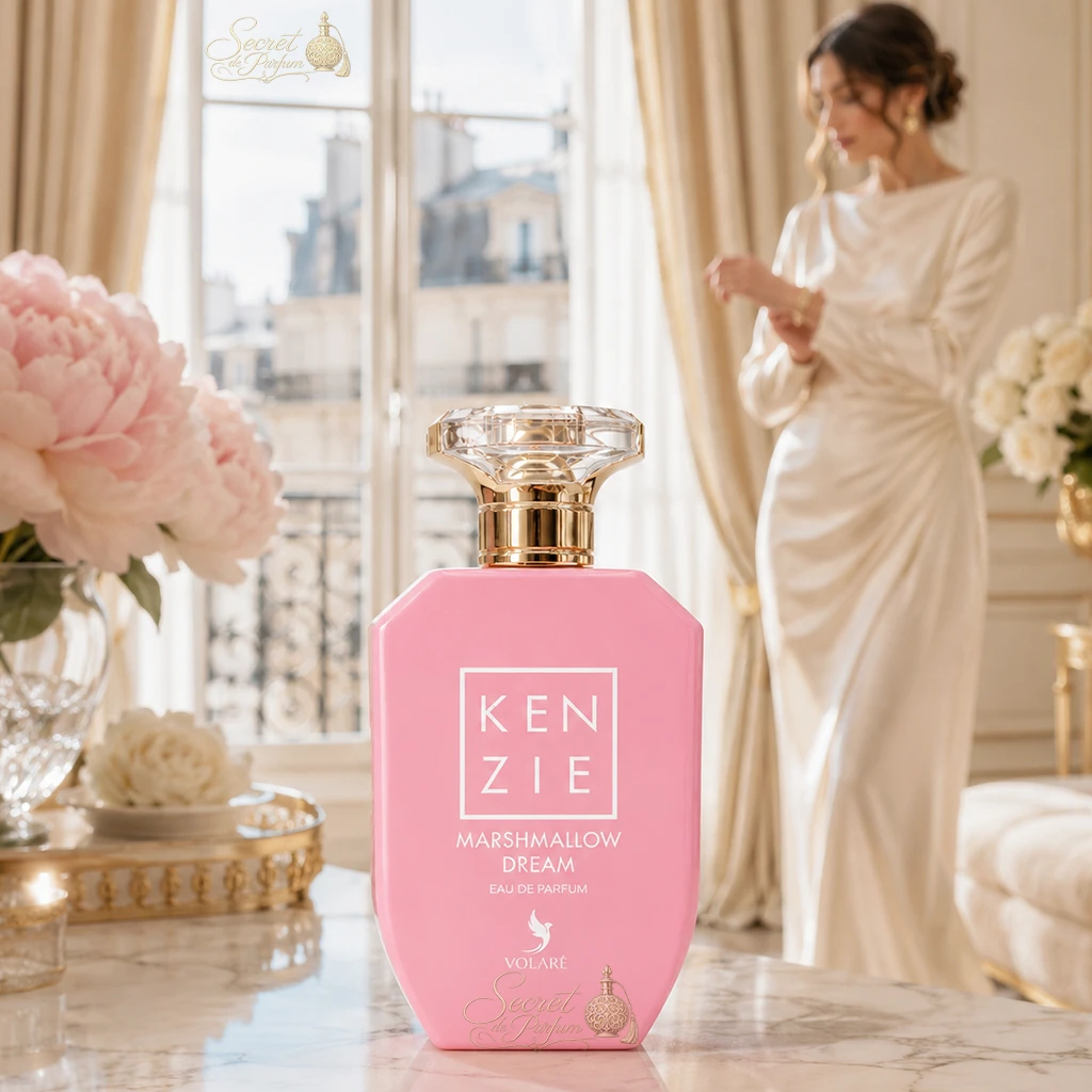 Kenzie Marshmallow Dream Eau de Parfum 100 ml – Volaré 2 Kenzie Marshmallow Dream Volaré parfum femme fruité gourmand aux notes de fraise, coco et vanille
