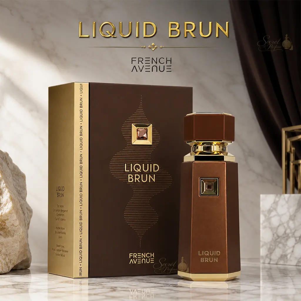 Liquid Brun French Avenue – Eau de Parfum Homme Vanillé Épicé 3 Liquid Brun French Avenue parfum vanillé épicé avec coffret