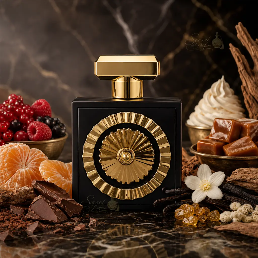 Nebras Lattafa Pride – Eau de Parfum Mixte 100 ml 4 Flacon noir et doré Nebras Lattafa Pride parfum gourmand mixte