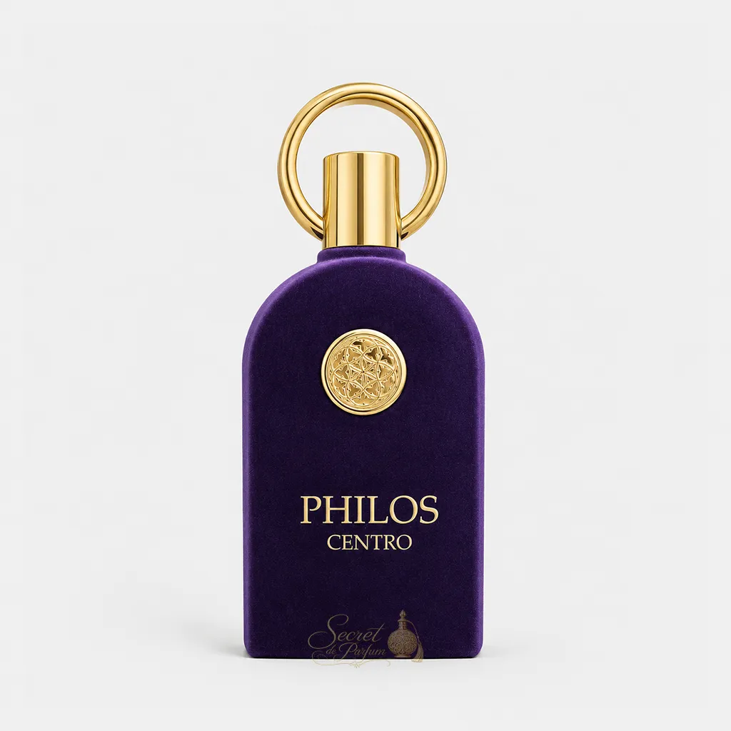 PHILOS CENTRO – Eau de parfum mixte fruitée orientale inspirée des parfums de niche 1 Flacon officiel Philos Centro Maison Alhambra sur fond clair, parfum mixte aux notes de jacinthe, ananas, iris, jasmin, ambre, vanille et vétiver.