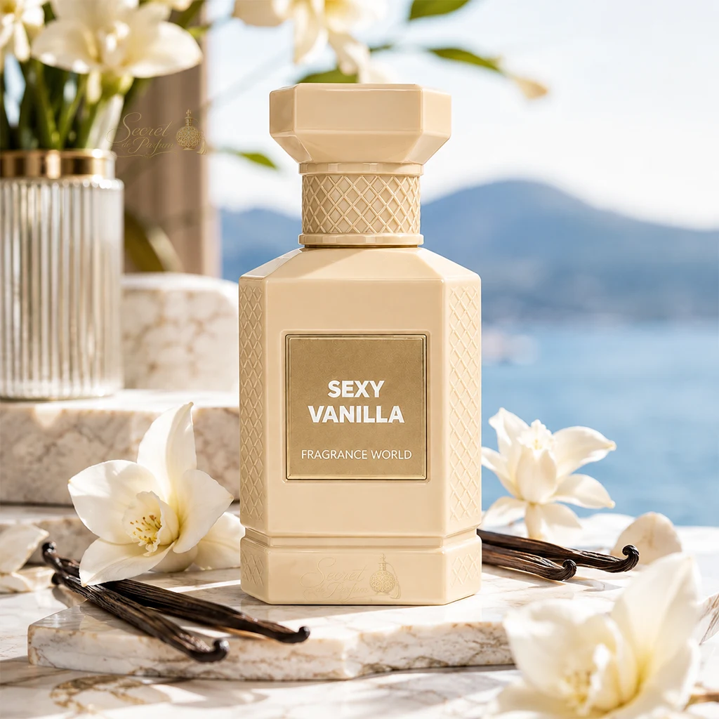 Sexy Vanilla Fragrance World – Eau de Parfum Mixte Vanillée 80 ml 5 Sexy Vanilla Fragrance World parfum vanillé gourmand avec vanille