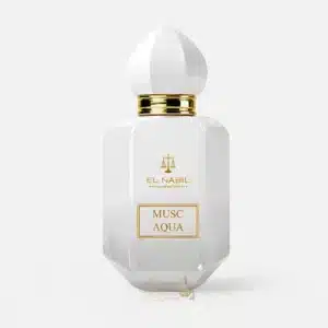 Flacon du parfum Musc Aqua d'El Nabil Eau de Parfum 65 ml.