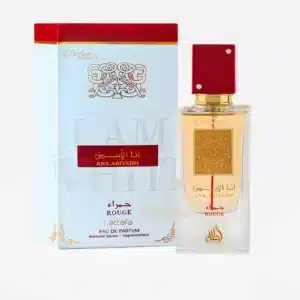Ana Abiyedh Rouge Lattafa – Eau de Parfum Mixte Fruité Oriental 60ml
