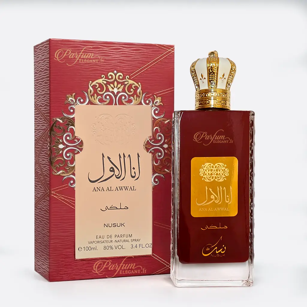 Ana Al Awwal Malaki – Eau de Parfum Mixte Oriental Ambré – Nusuk 1 Ana Al Awwal Malaki – Eau de Parfum Mixte Oriental Ambré – Nusuk