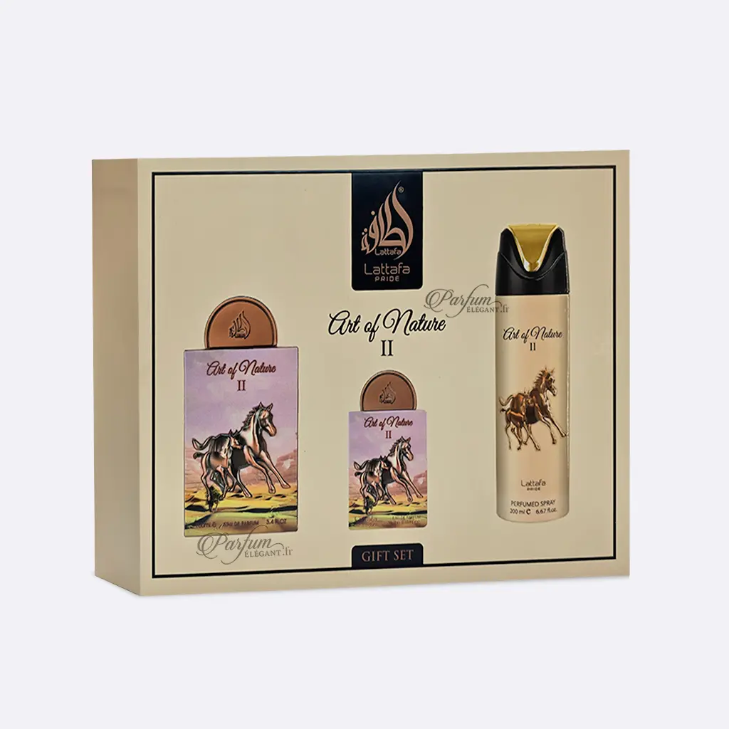 Art of Nature II – Coffret Cadeau Parfum Oriental Ambré – Lattafa Pride 1 Art of Nature II – Coffret Cadeau Parfum Oriental Ambré – Lattafa Pride