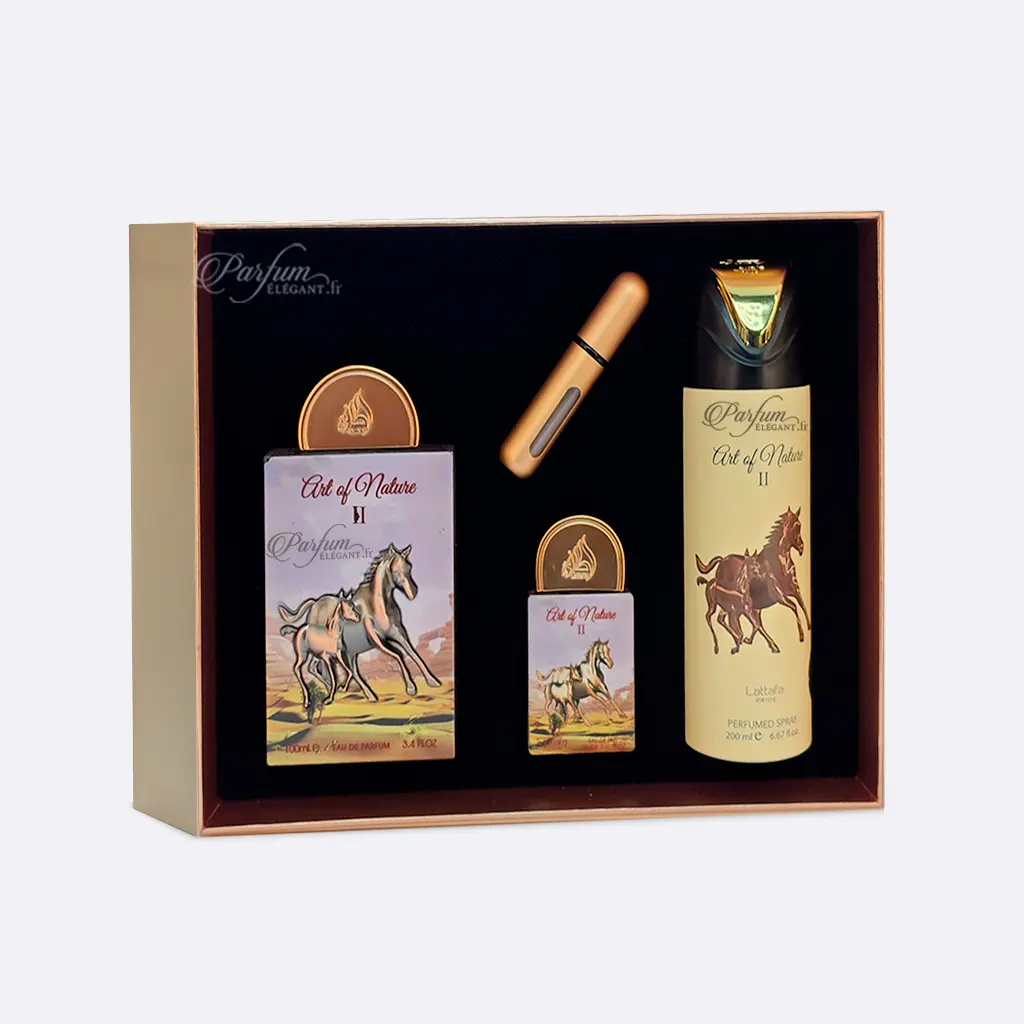 Art of Nature II – Coffret Cadeau Parfum Oriental Ambré – Lattafa Pride 2 Art of Nature II – Coffret Cadeau Parfum Oriental Ambré – Lattafa Pride – Image 2