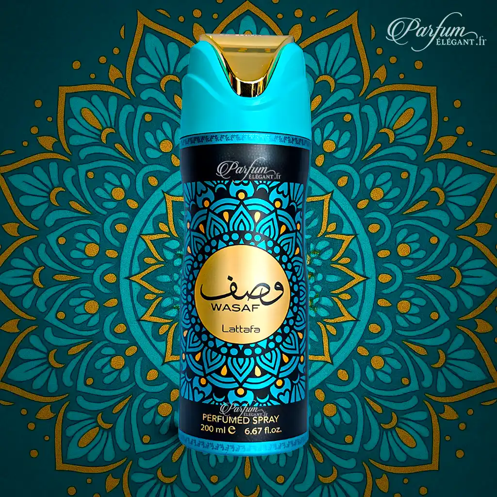 Wasaf Lattafa – Déodorant Parfumé Mixte 200ml 2 Wasaf Lattafa – Déodorant Parfumé Mixte 200ml – Image 2