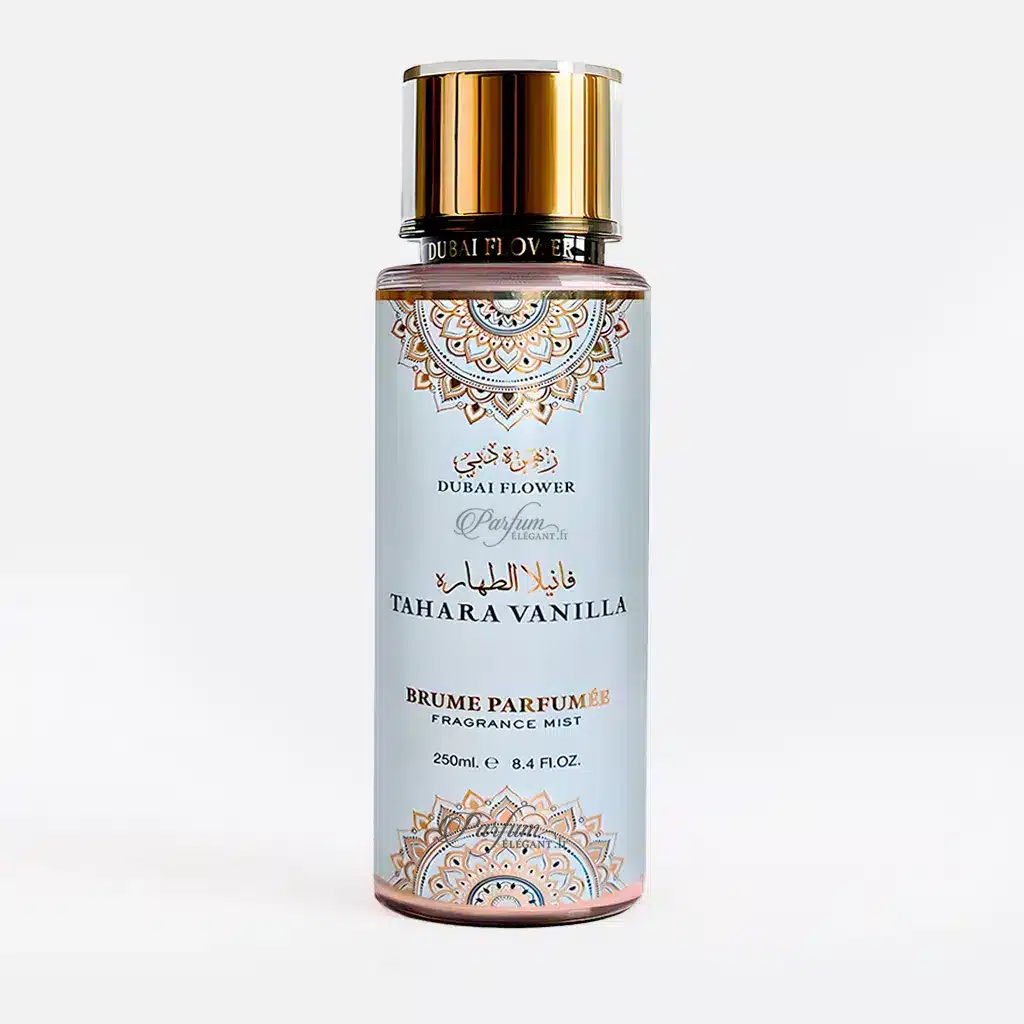 Tahara Vanilla – Brume Parfumée Vanillée Musquée 250ml 1 Tahara Vanilla – Brume Parfumée Vanillée Musquée 250ml