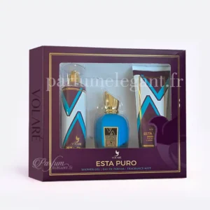 Coffret Esta Puro – Eau de Parfum 100ML + Brume 250ML + Gel Douche 240ML