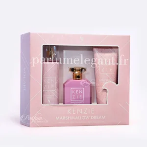 Coffret Kenzie Marshmallow Dream Parfum 100mL avec Brume 250ML et Gel Douche 240mL