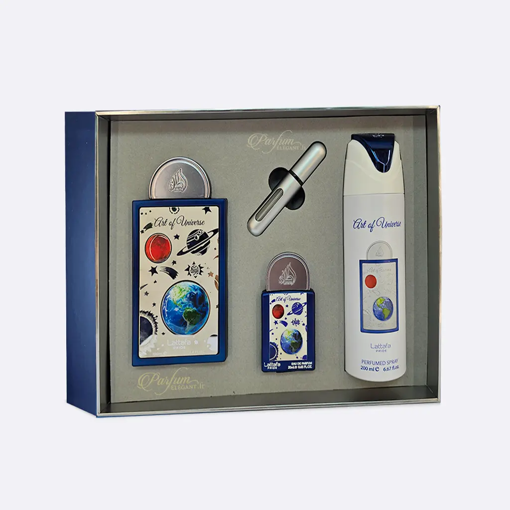 Art of Universe – Coffret Cadeau Parfum Oriental Ambré – Lattafa Pride 2 Art of Universe – Coffret Cadeau Parfum Oriental Ambré – Lattafa Pride – Image 2