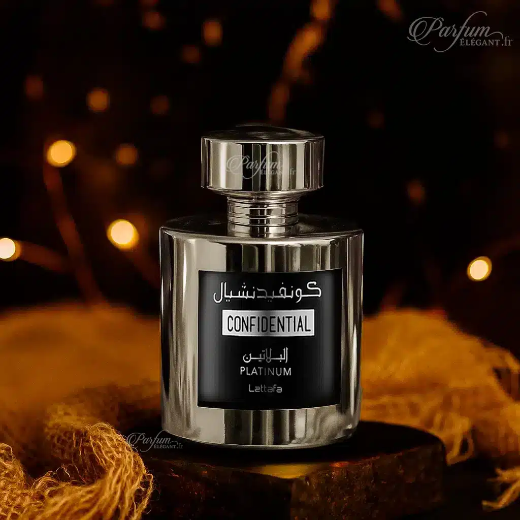 Confidential Platinum – Parfum Boisé Aromatique Musqué Homme 100ml 2 Confidential Platinum – Parfum Boisé Aromatique Musqué Homme 100ml – Image 2