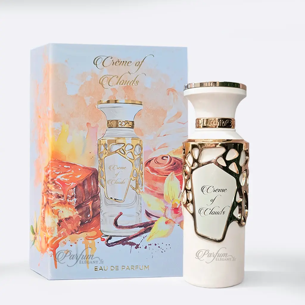 Crème Of Clouds – Eau de Parfum Vanillé Sucré Mixte – Fragrance World 1 Crème Of Clouds – Eau de Parfum Vanillé Sucré Mixte – Fragrance World