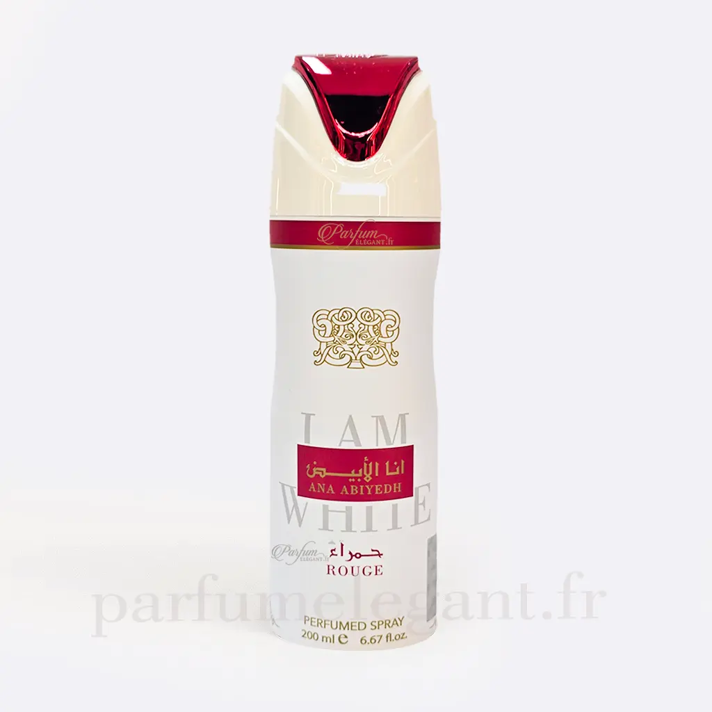 Ana Abiyedh Rouge Lattafa – Déodorant Parfumé Mixte 200ml 1 Ana Abiyedh Rouge Lattafa – Déodorant Parfumé Mixte 200ml
