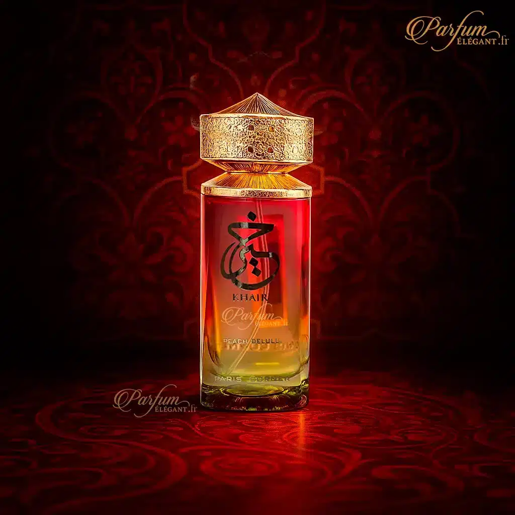 Khair Peach Delulu â Parfum Oriental Gourmand BoisĂ© Mixte 100ml 2 Khair Peach Delulu â Parfum Oriental Gourmand BoisĂ© Mixte 100ml â Image 2