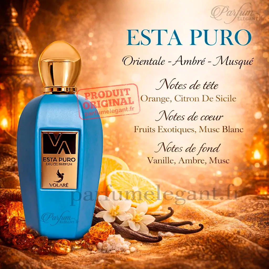 Esta Puro – Parfum fruité oriental mixte, éclat pur en 100 ml 2 Esta Puro – Parfum fruité oriental mixte, éclat pur en 100 ml – Image 2