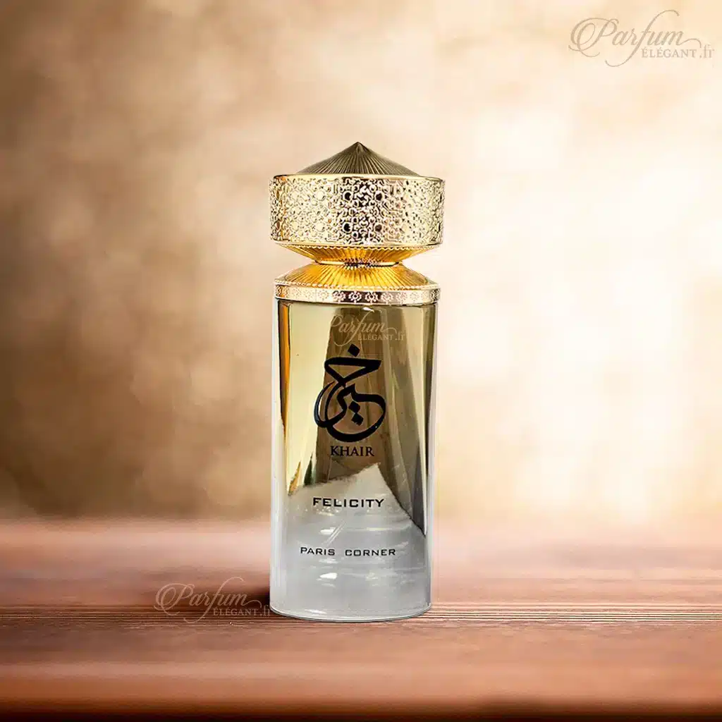 Khair Felicity – Parfum mixte floral musqué boisé 100 ml | Élégance moderne 2 Khair Felicity – Parfum mixte floral musqué boisé 100 ml | Élégance moderne – Image 2