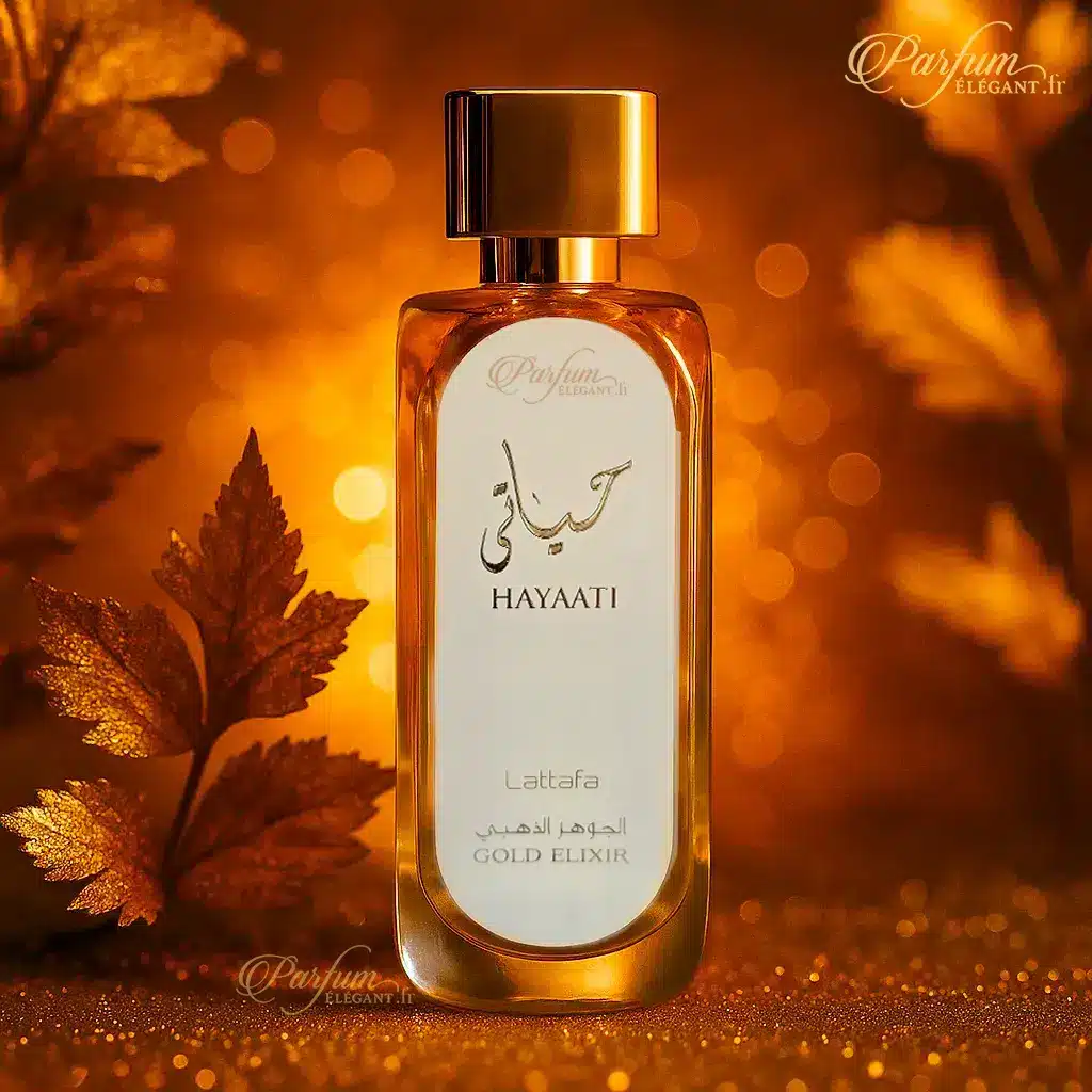 Hayaati Gold Elixir – Parfum oriental boisé ambré mixte 100 ml 2 Hayaati Gold Elixir – Parfum oriental boisé ambré mixte 100 ml – Image 2