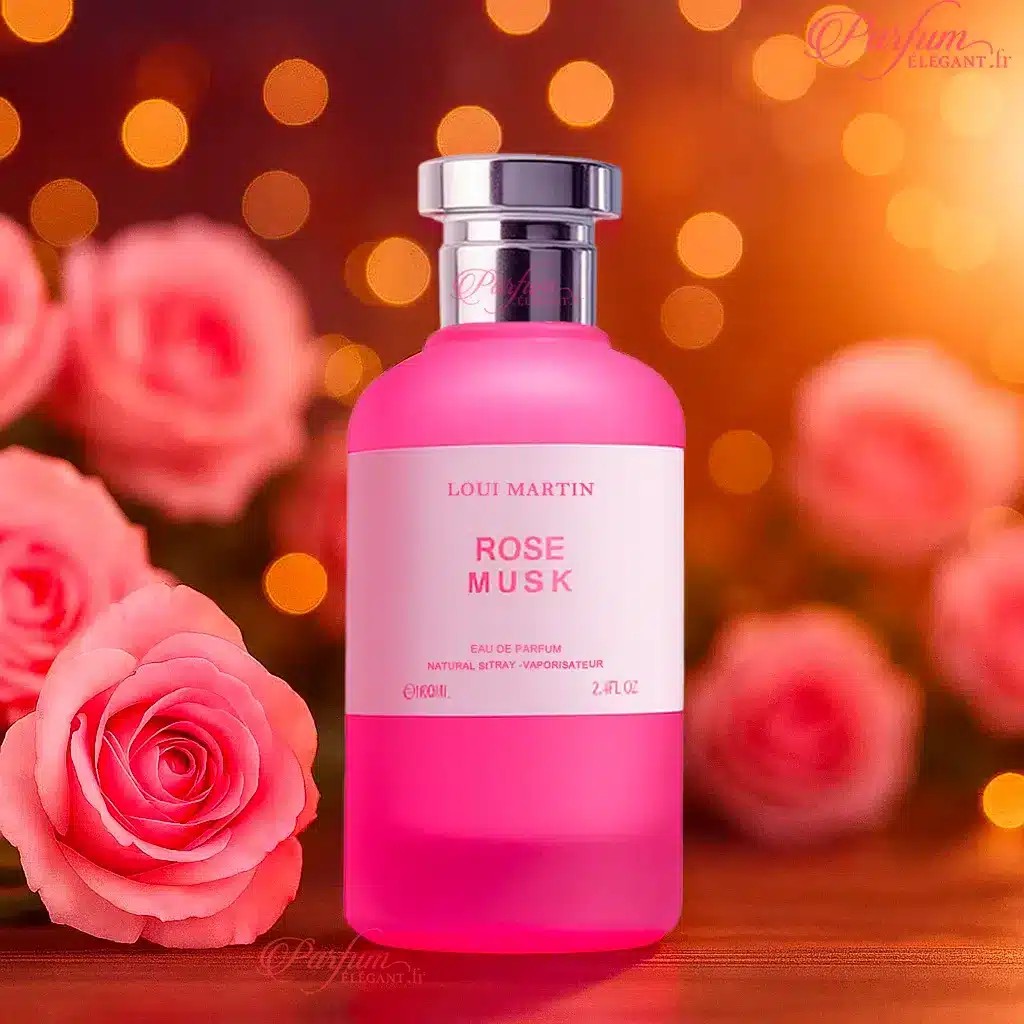 Rose Musk – Parfum floral musqué boisé pour femme 100 ml | Loui Martin 2 Rose Musk – Parfum floral musqué boisé pour femme 100 ml | Loui Martin – Image 2