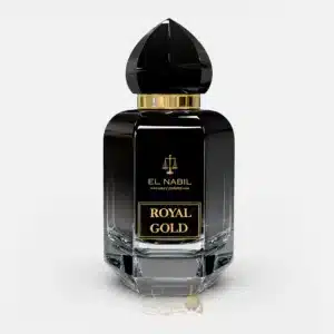 Flacon du parfum Royal Gold El Nabil Eau de Parfum 65 ml.