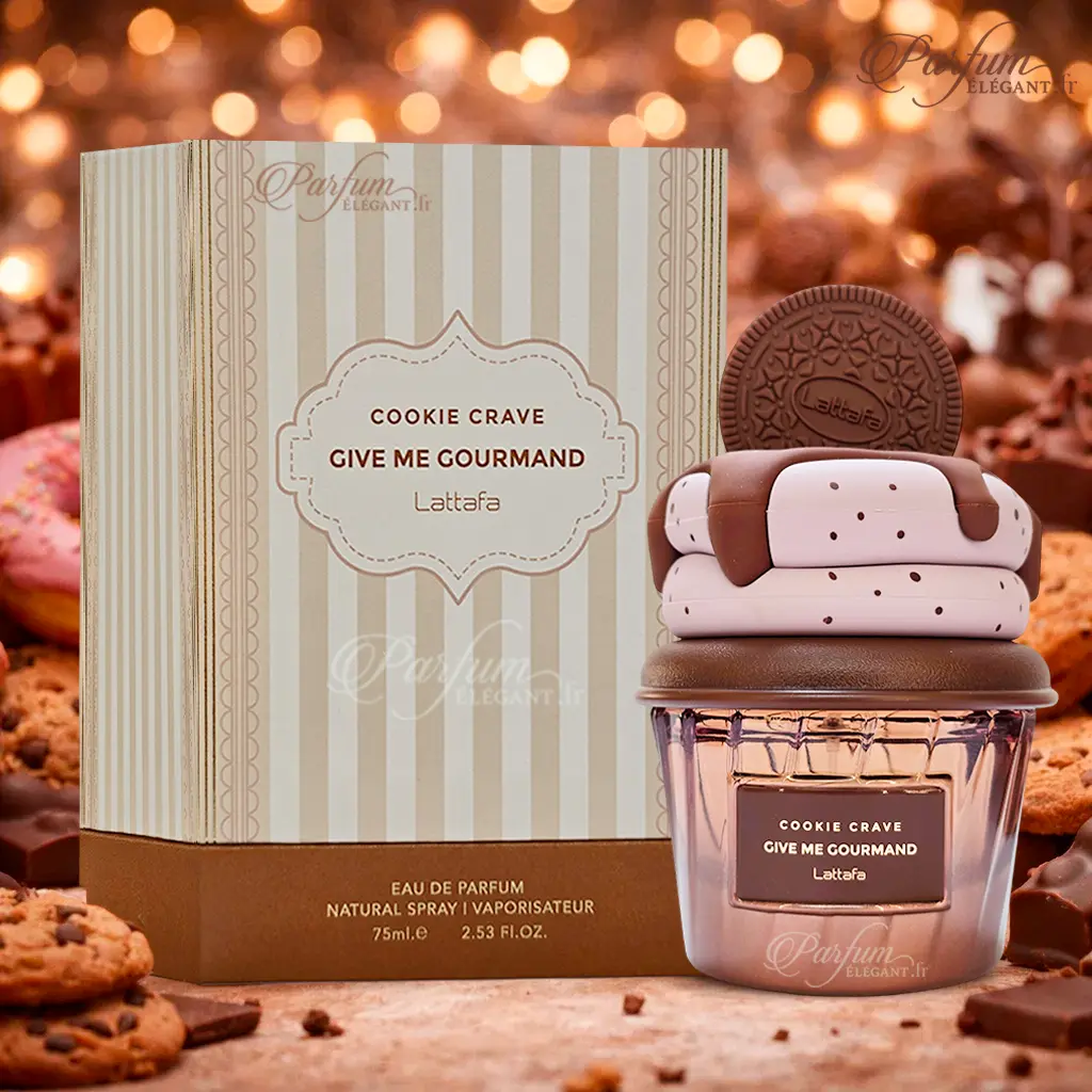Cookie Crave – Give Me Gourmand Lattafa | Parfum Gourmand Vanillé & Chocolaté 3 Cookie Crave – Give Me Gourmand Lattafa | Parfum Gourmand Vanillé & Chocolaté – Image 3
