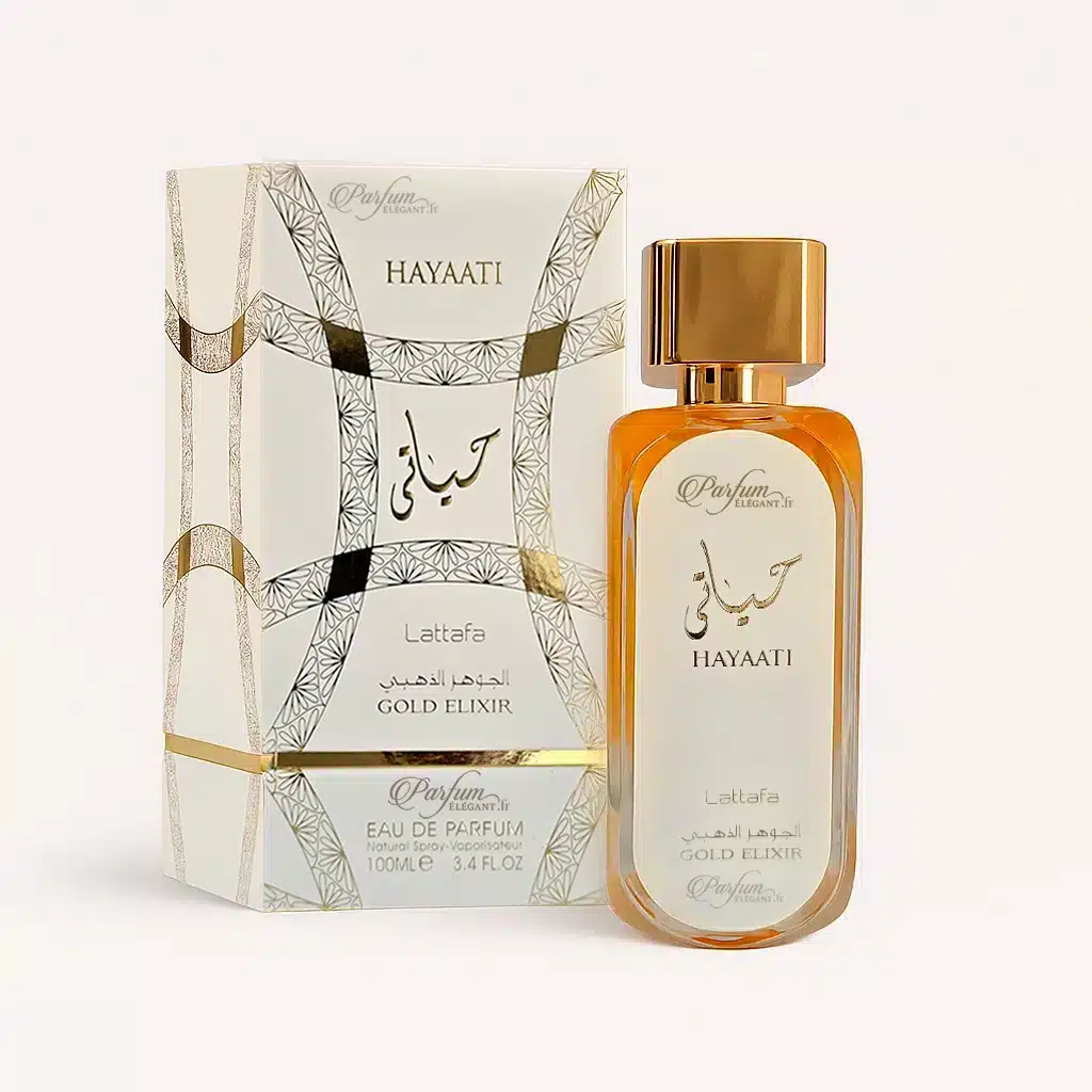 Hayaati Gold Elixir – Parfum oriental boisé ambré mixte 100 ml 1 Hayaati Gold Elixir – Parfum oriental boisé ambré mixte 100 ml