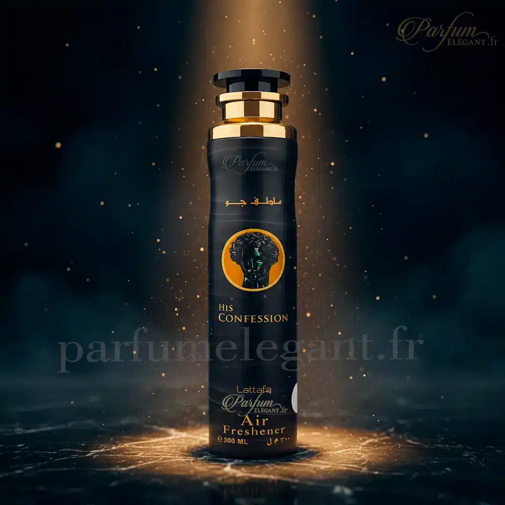 His Confession Air Freshener Lattafa – Spray d’Intérieur Homme Élégant 300ml 2 His Confession Air Freshener Lattafa – Spray d’Intérieur Homme Élégant 300ml – Image 2