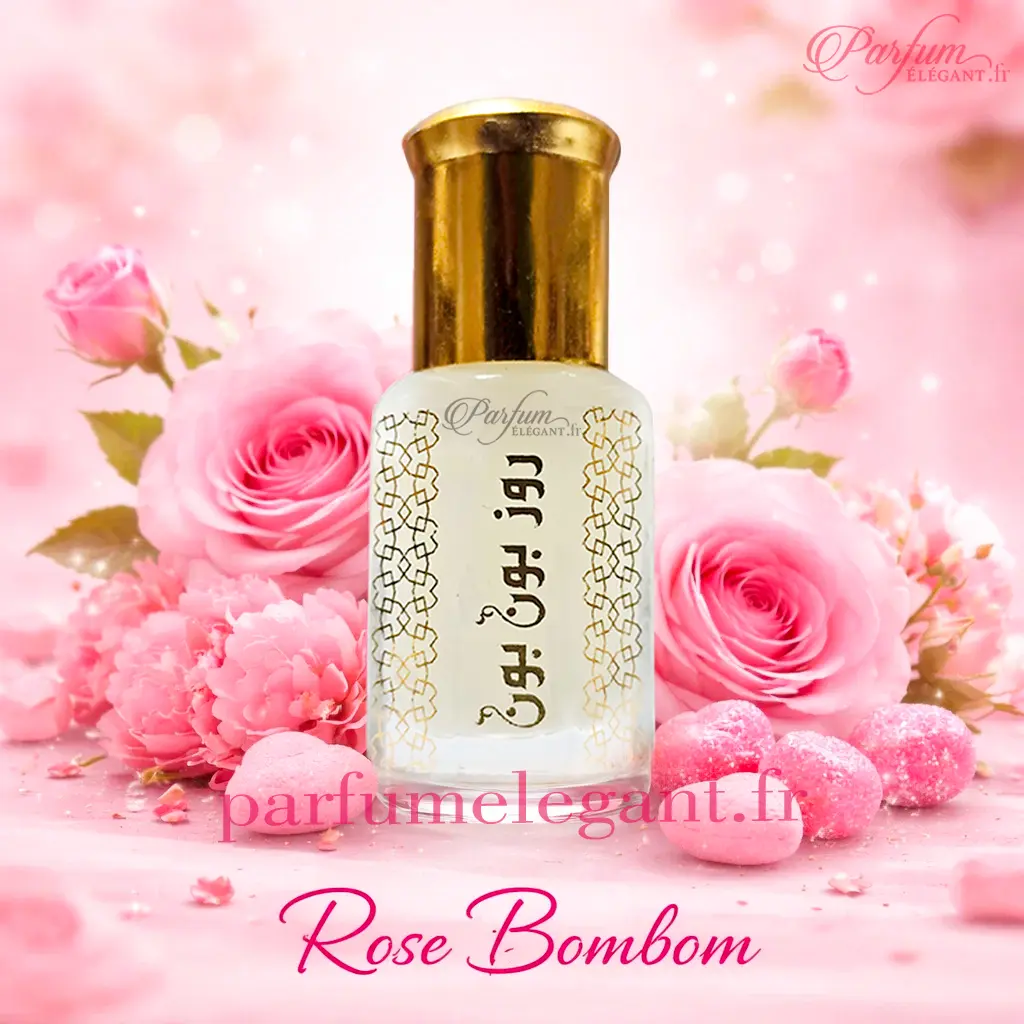 Rose Bonbon – Huile Parfumée Concentrée 6ml – Musc Parfumé 2 Rose Bonbon – Huile Parfumée Concentrée 6ml – Musc Parfumé – Image 2