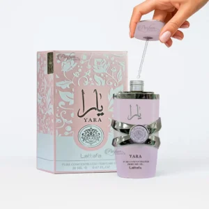 Huile Yara Rose Lattafa – Essence Parfumée Florale et Gourmande 20 ml | Parfum Élégant Perpignan