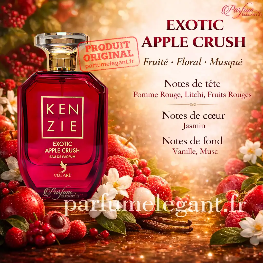 Kenzie Exotic Apple Crush – Parfum Fruité, Sucré & Addictif 2 Kenzie Exotic Apple Crush – Parfum Fruité, Sucré & Addictif – Image 2