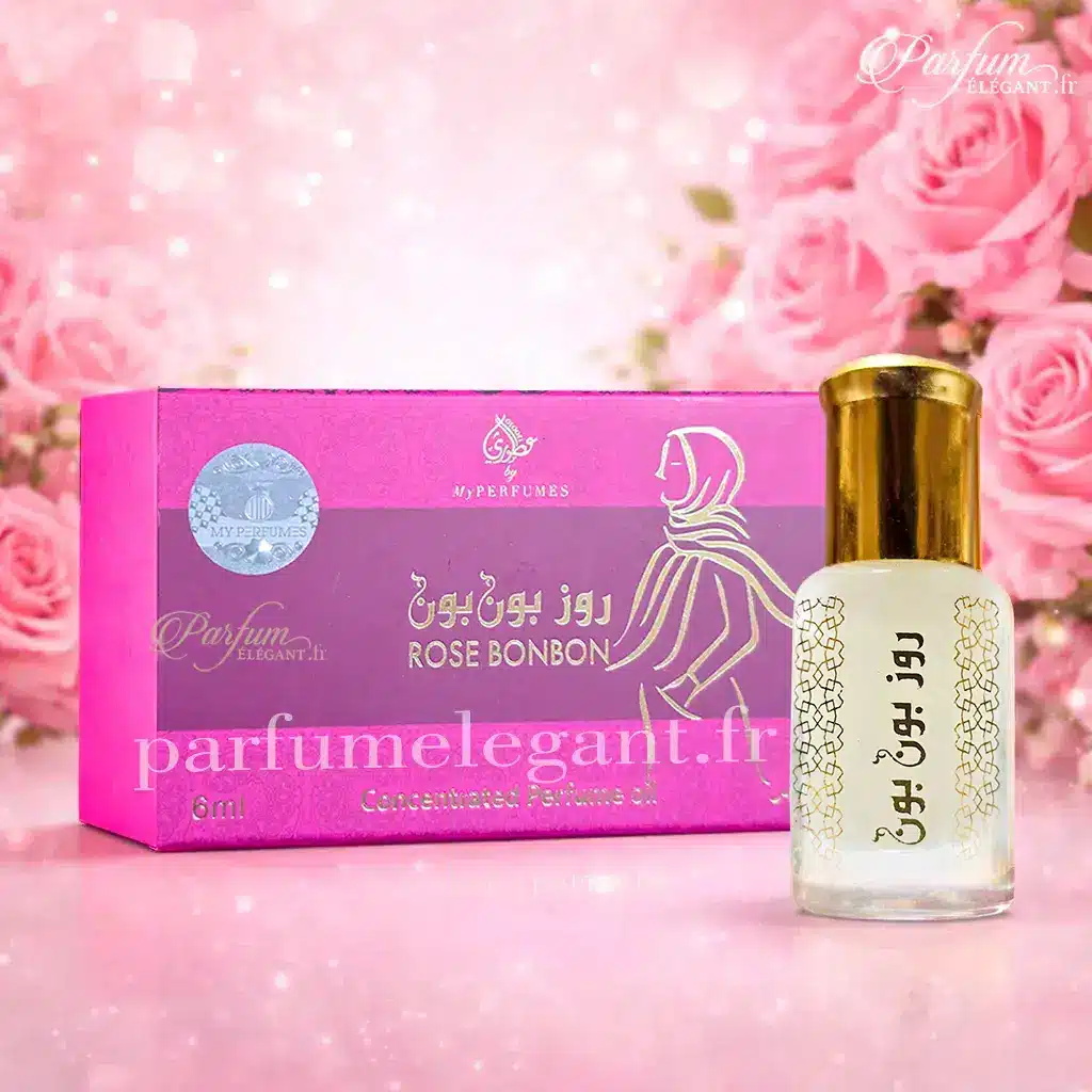 Rose Bonbon – Huile Parfumée Concentrée 6ml – Musc Parfumé 3 Rose Bonbon – Huile Parfumée Concentrée 6ml – Musc Parfumé – Image 3