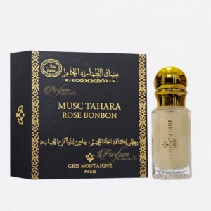 Musc Tahara Rose Bonbon – Gris Montaigne 12ml – Musc Parfumé