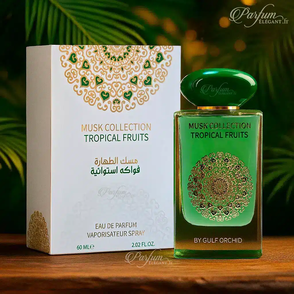 Musk Collection Tropical Fruits – Parfum floral boisé musqué mixte 60 ml 3 Musk Collection Tropical Fruits – Parfum floral boisé musqué mixte 60 ml – Image 3