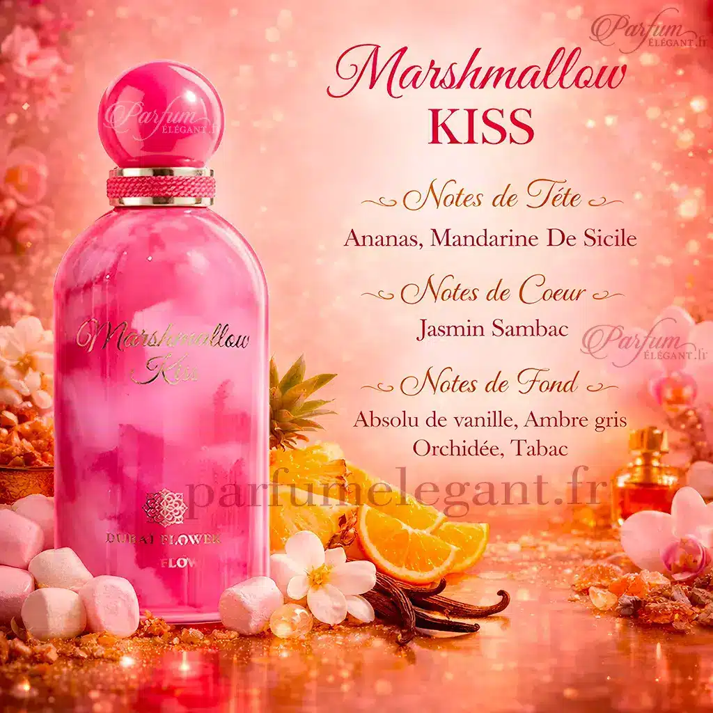 Marshmallow Kiss – Eau de Parfum Femme 100 ml | Dubai Flower 2 Marshmallow Kiss – Eau de Parfum Femme 100 ml | Dubai Flower – Image 2