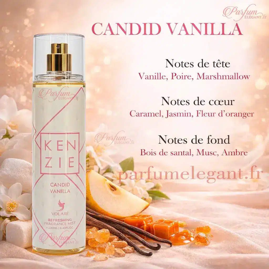 Candid Vanilla – Brume Parfumée Gourmande Vanillée 250ml 3 Candid Vanilla – Brume Parfumée Gourmande Vanillée 250ml – Image 3