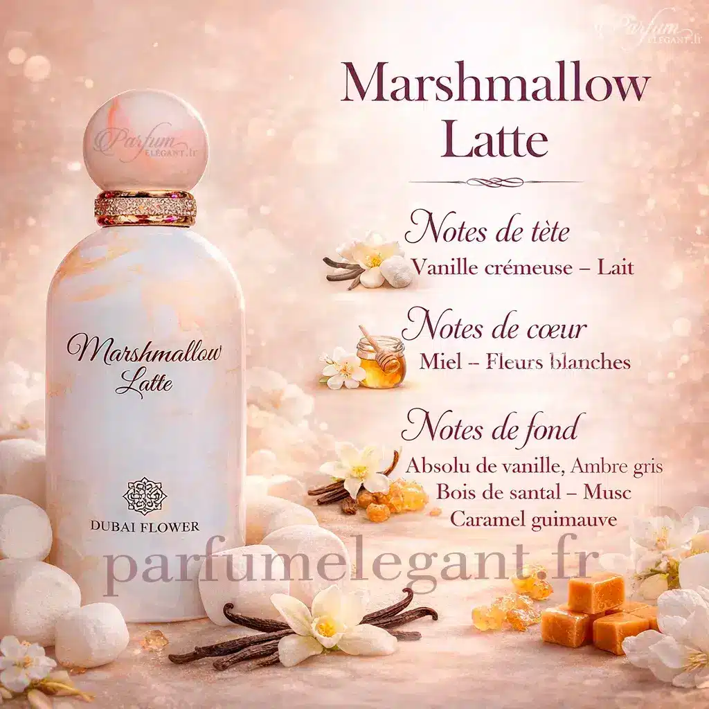 Marshmallow Latte – Eau de Parfum Femme 100 ml | Dubai Flower 2 Marshmallow Latte – Eau de Parfum Femme 100 ml | Dubai Flower – Image 2