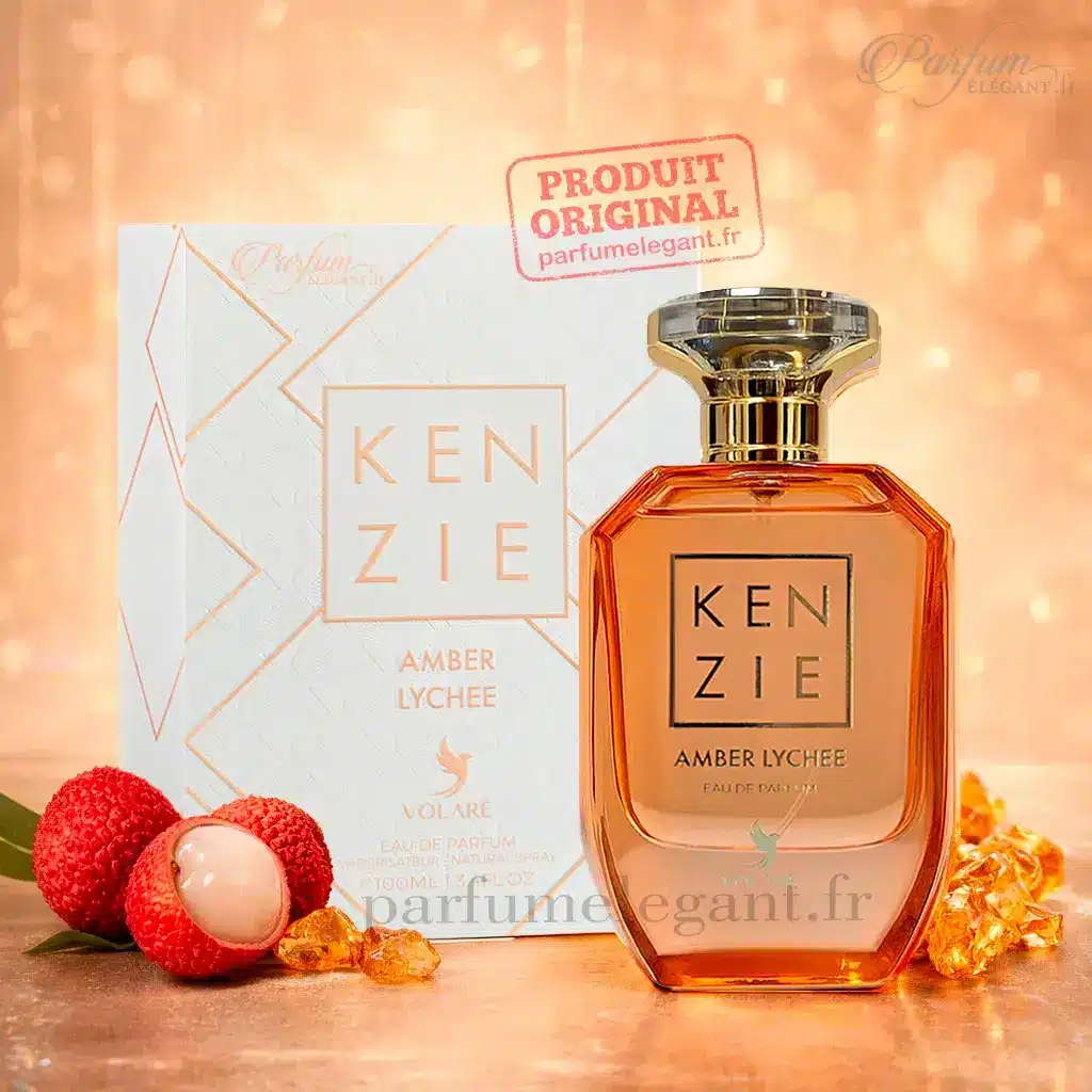 Kenzie Amber Lychee – Parfum Fruité Floral Ambré Élégant 3 Kenzie Amber Lychee – Parfum Fruité Floral Ambré Élégant – Image 3