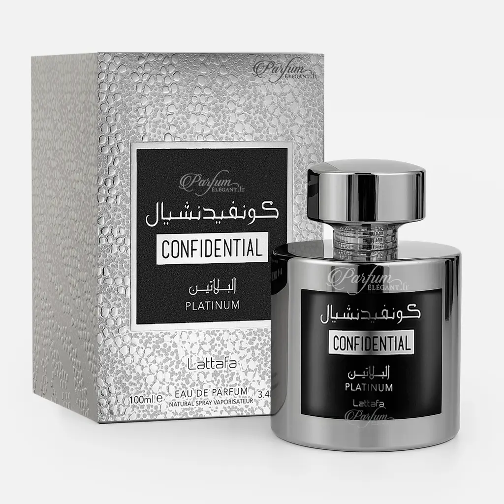 Confidential Platinum – Parfum Boisé Aromatique Musqué Homme 100ml 1 Confidential Platinum – Parfum Boisé Aromatique Musqué Homme 100ml