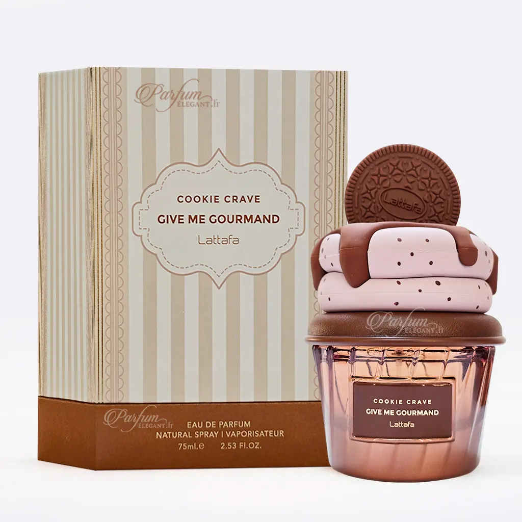 Cookie Crave – Give Me Gourmand Lattafa | Parfum Gourmand Vanillé & Chocolaté 1 Cookie Crave – Give Me Gourmand Lattafa | Parfum Gourmand Vanillé & Chocolaté