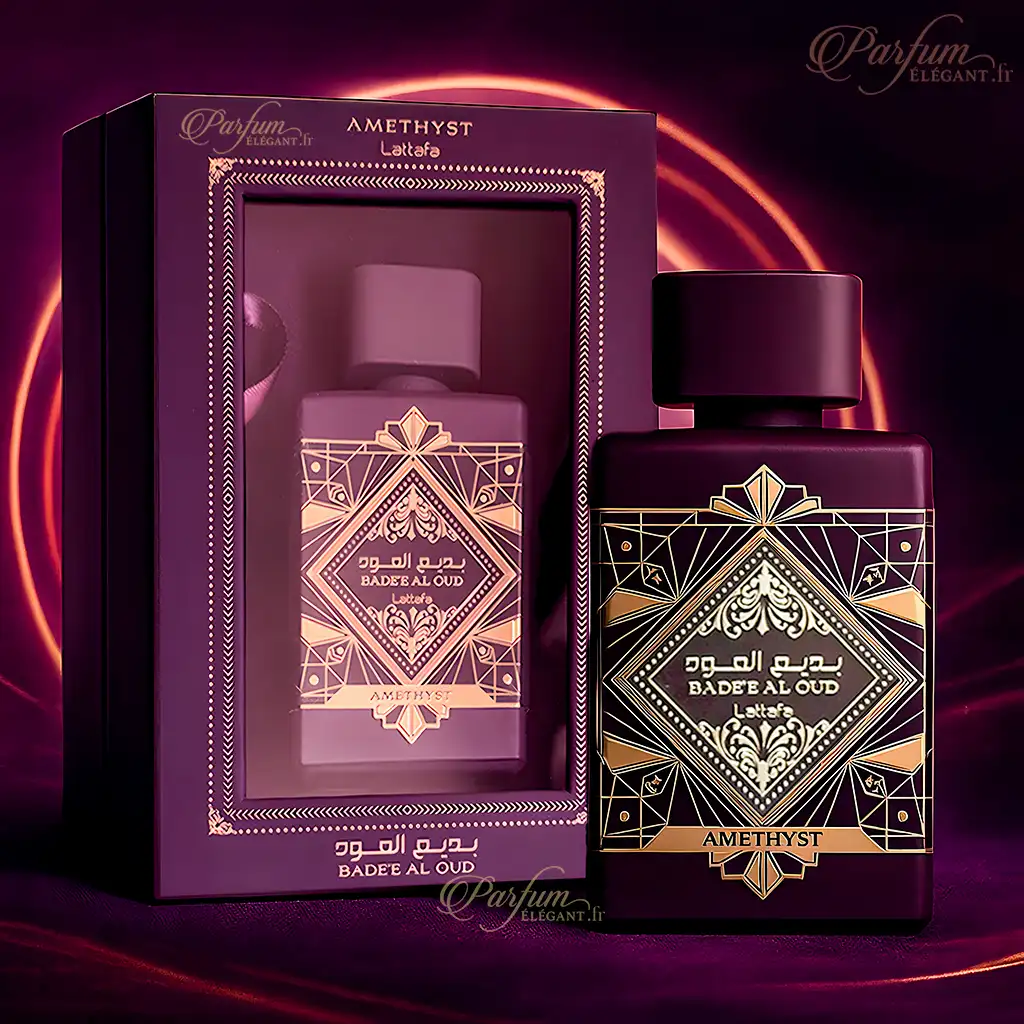 Badee Al Oud Amethyst – Parfum ambré oriental 100 ml signé Lattafa 3 Badee Al Oud Amethyst – Parfum ambré oriental 100 ml signé Lattafa – Image 3