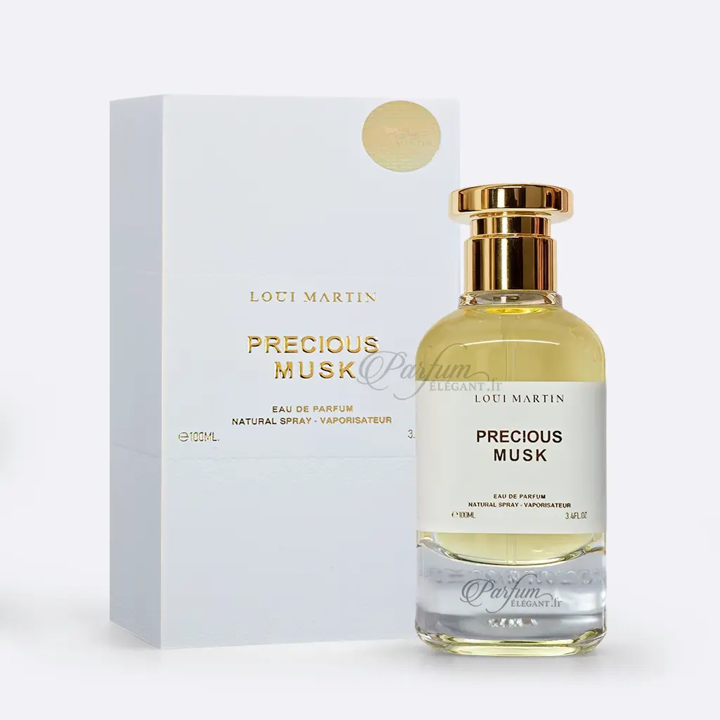 Precious Musk – Loui Martin | Parfum Musc Blanc Élégant 1 Precious Musk – Loui Martin | Parfum Musc Blanc Élégant