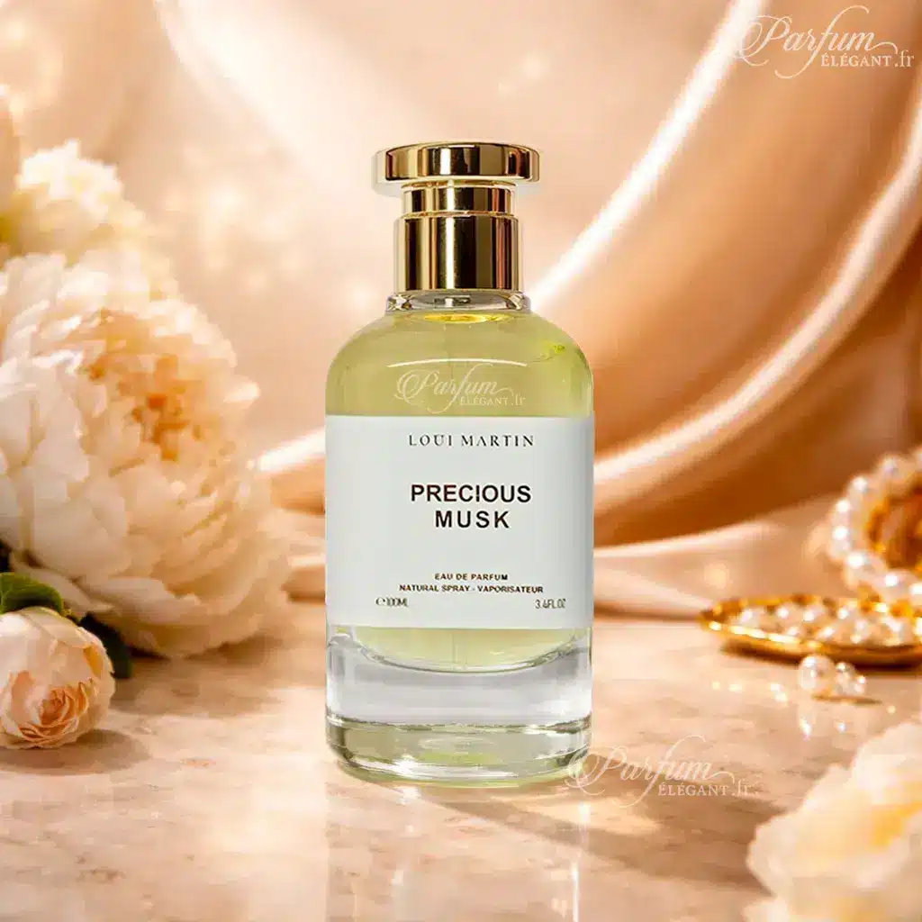 Precious Musk – Loui Martin | Parfum Musc Blanc Élégant 2 Precious Musk – Loui Martin | Parfum Musc Blanc Élégant – Image 2